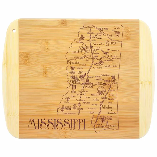totally-bamboo-a-slice-of-life-mississippi-cutting-board-11-x-8-3-4 image 1