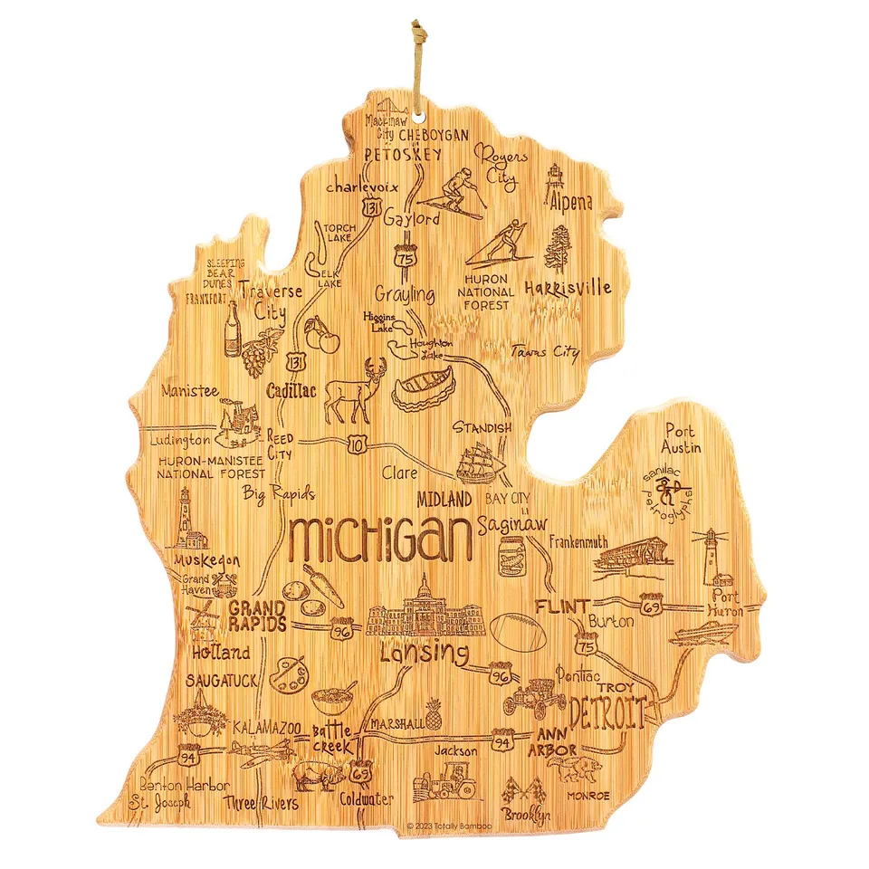 totally-bamboo-destination-michigan-mitten-cutting-board-13-1-4-x-11-3-4 image 1