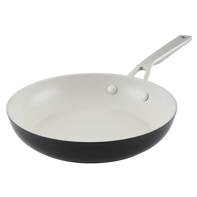 kitchenaid-hard-anodized-ceramic-nonstick-frying-pan-skillet-10-inch-matte-black image 1