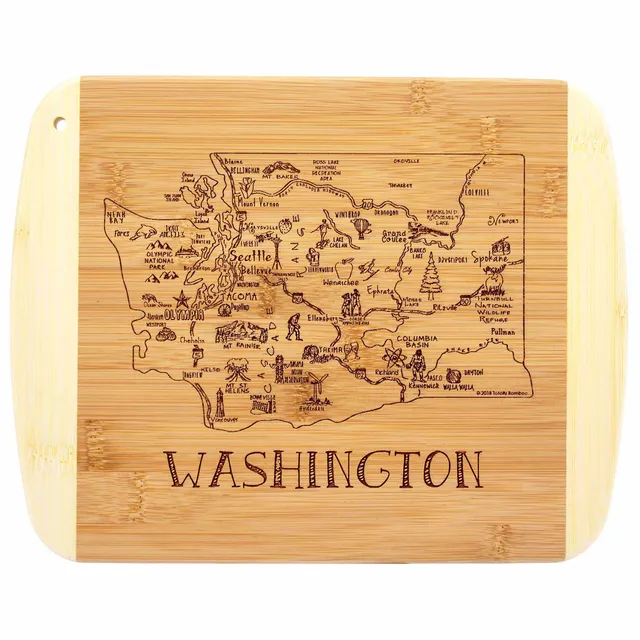 totally-bamboo-a-slice-of-life-washington-cutting-board-11-x-8-3-4 image 1