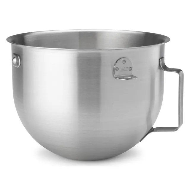kitchenaid-5-quart-nsf-certified-brushed-stainless-steel-mixing-bowl-kn25nsf image 1