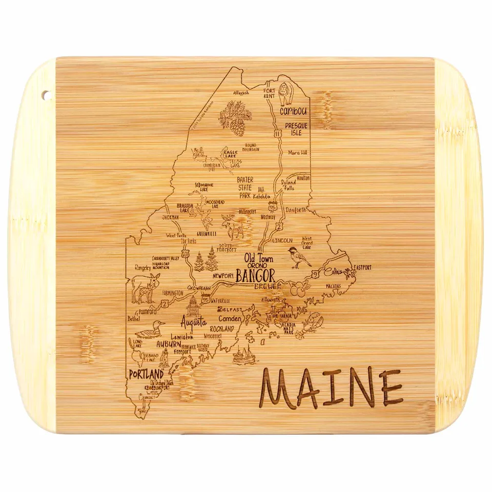 totally-bamboo-a-slice-of-life-maine-cutting-board-11-x-8-3-4 image 1