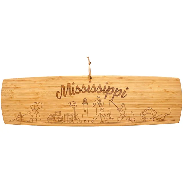 totally-bamboo-mississippi-engraved-xl-charcuterie-board-30-x-8-5 image 1