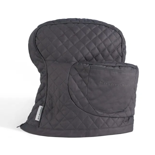 kitchenaid-fitted-tilt-head-stand-mixer-cover-with-storage-pocket-quilted-100-co image 1