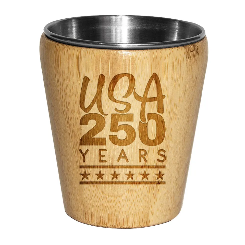 totally-bamboo-usa-250th-anniversary-engraved-bamboo-shot-glass image 1