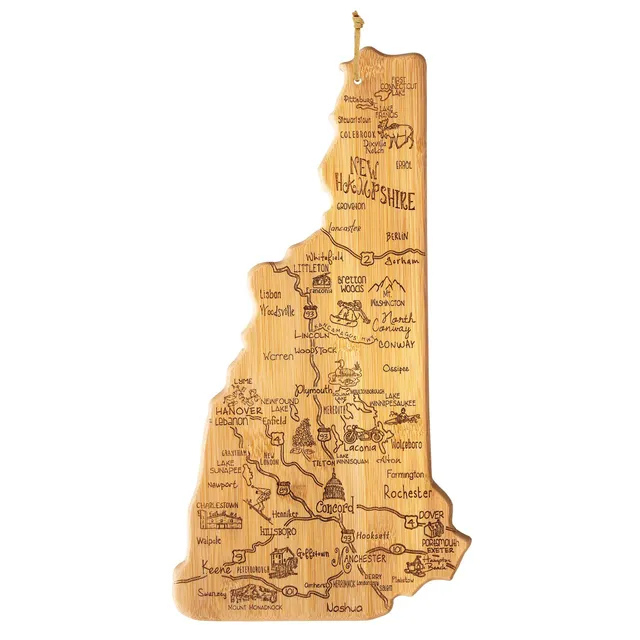 totally-bamboo-destination-new-hampshire-cutting-board-state-shaped-bamboo-servi image 1