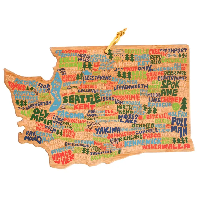 totally-bamboo-washington-cutting-board-with-artwork-by-wander-on-words image 1
