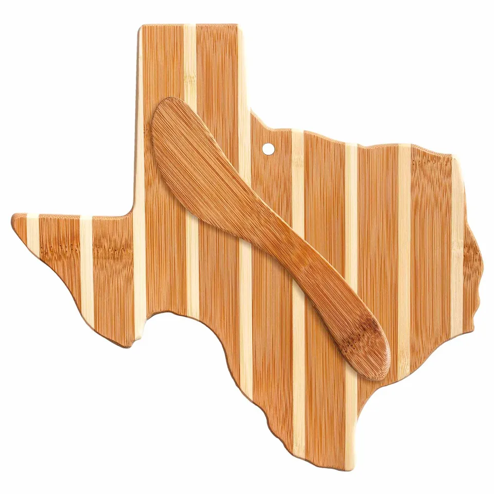 totally-bamboo-texas-serving-board-with-spreader-knife-gift-set image 1
