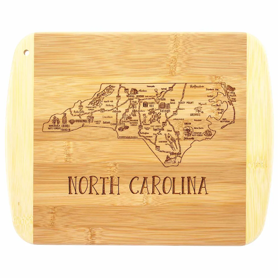 totally-bamboo-a-slice-of-life-north-carolina-cutting-board-11-x-8-3-4 image 1
