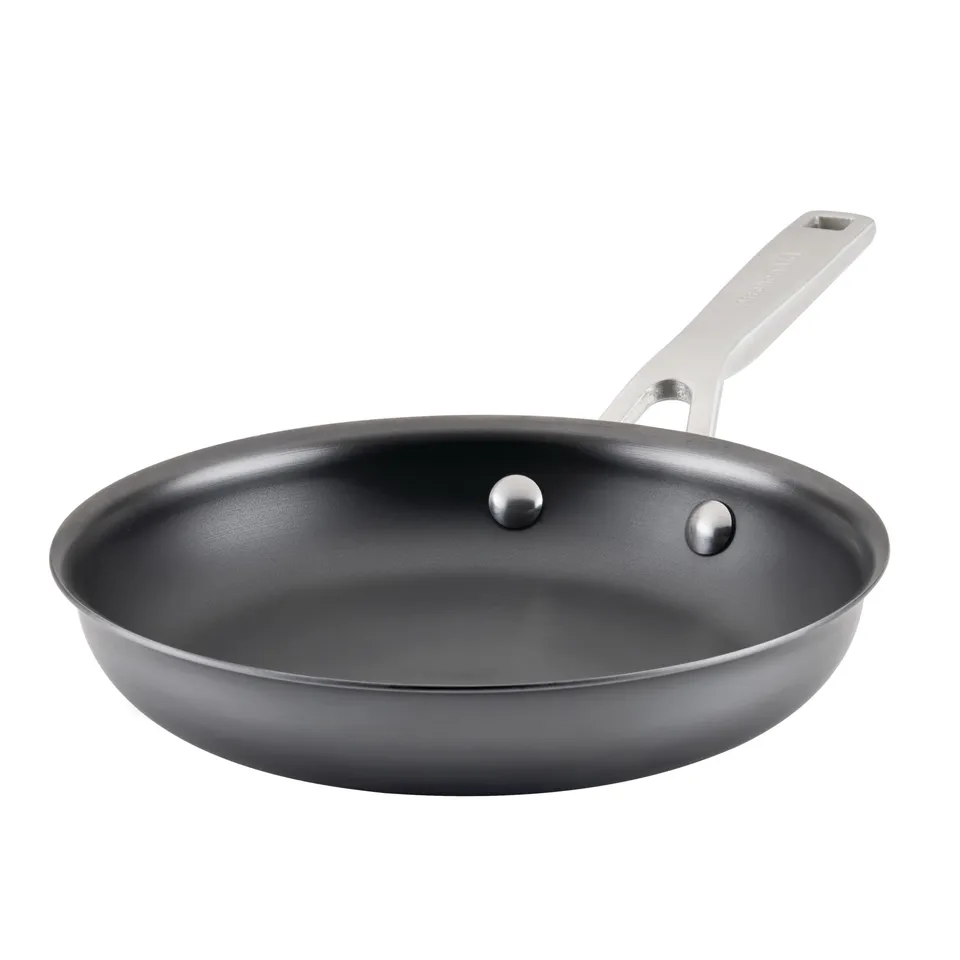 kitchenaid-nitro-carbon-steel-frying-pan-skillet-stainless-handle-8-5-inch-black image 1