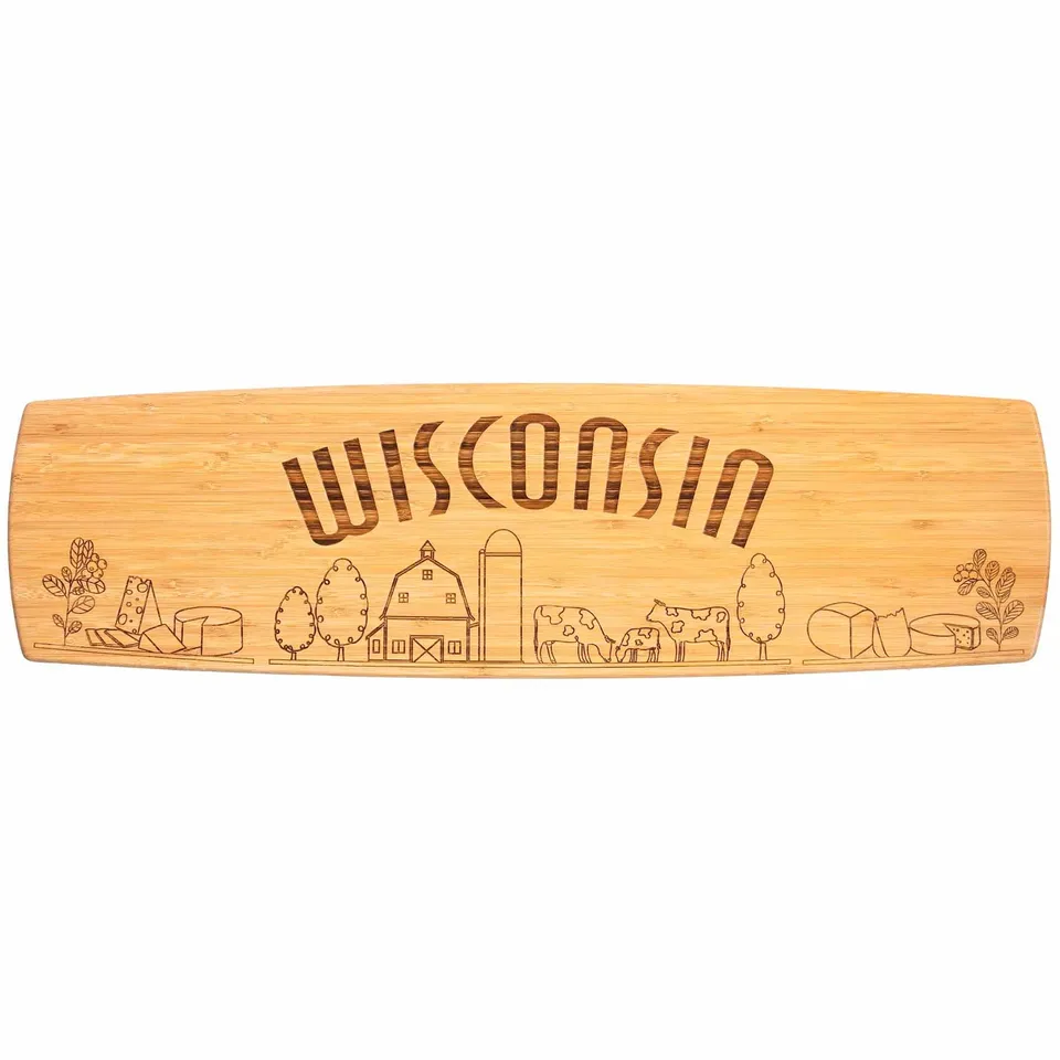 totally-bamboo-wisconsin-engraved-xl-charcuterie-board-30-x-8-5-laser-engraved-s image 1
