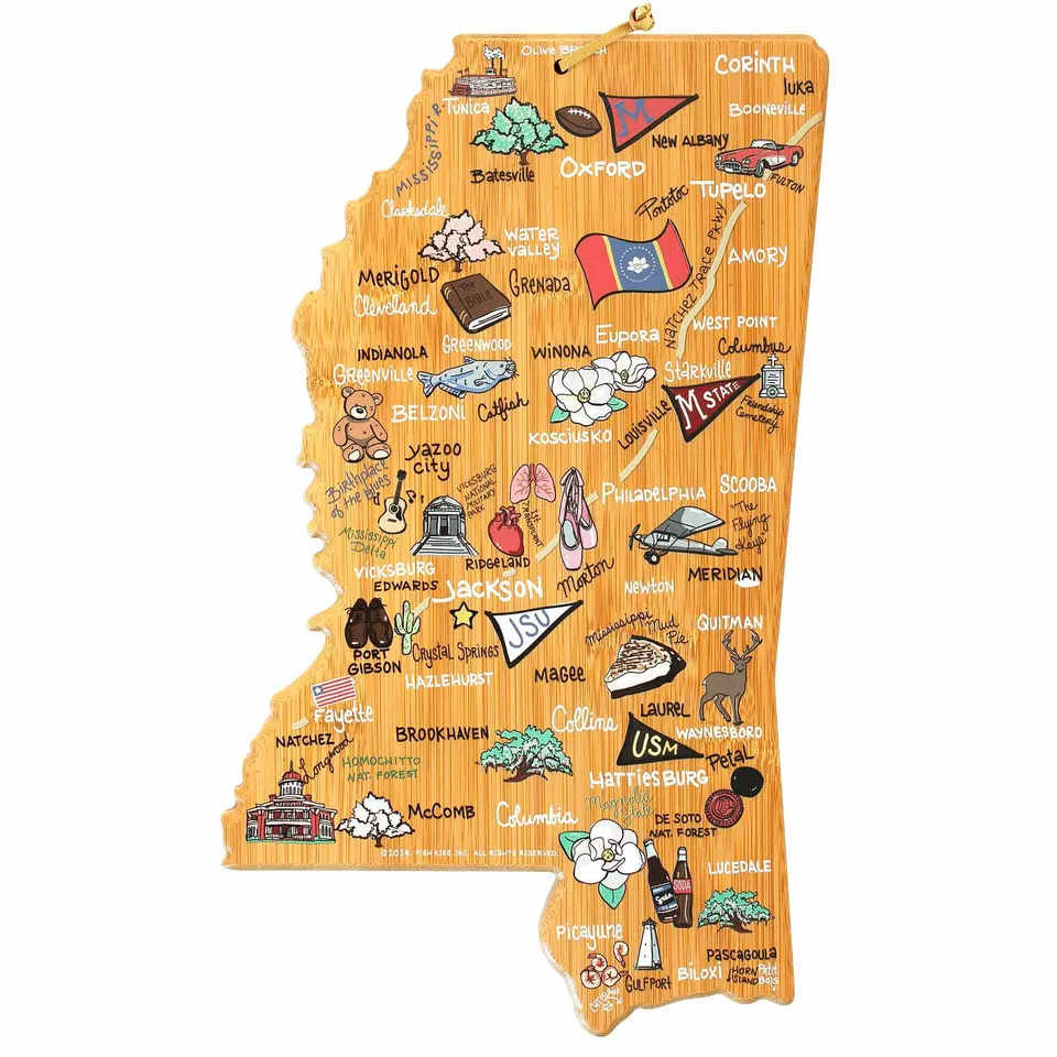 totally-bamboo-mississippi-cutting-board-with-artwork-by-fish-kiss image 1
