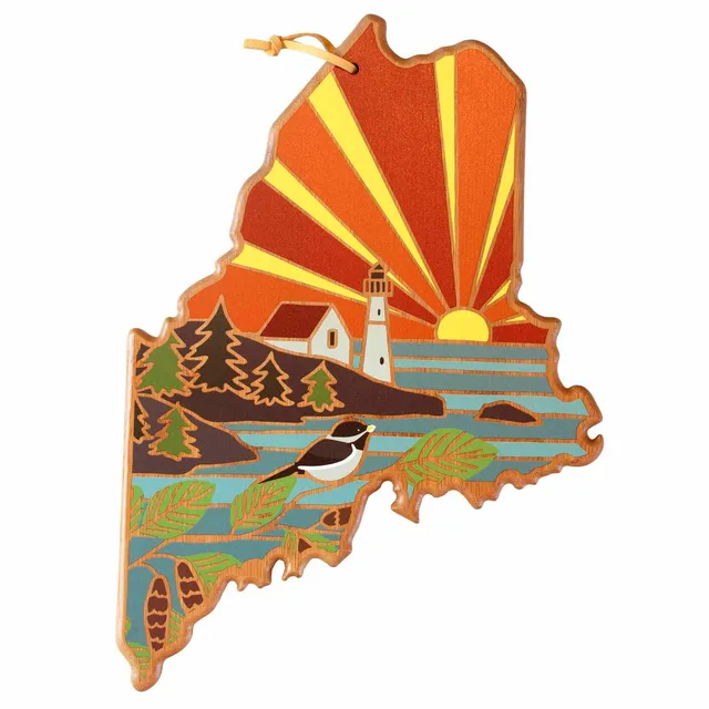 totally-bamboo-maine-cutting-board-with-artwork-by-summer-stokes image 1