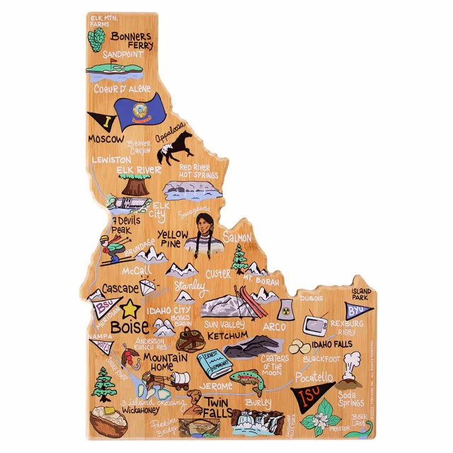 totally-bamboo-idaho-cutting-board-with-artwork-by-fish-kiss image 1