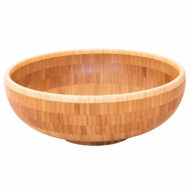 totally-bamboo-12-classic-bowl-end-grain-moso-bamboo-serving-bowl image 1