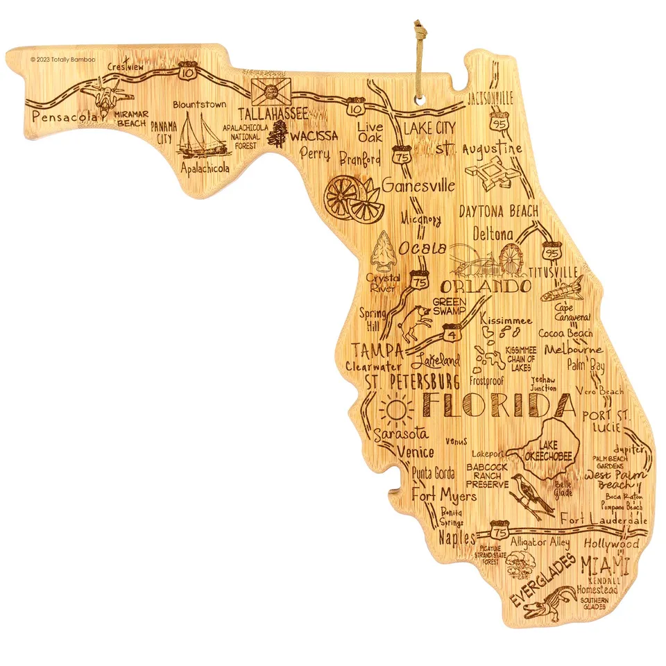 totally-bamboo-destination-florida-cutting-board-13-5-x-12-25 image 1