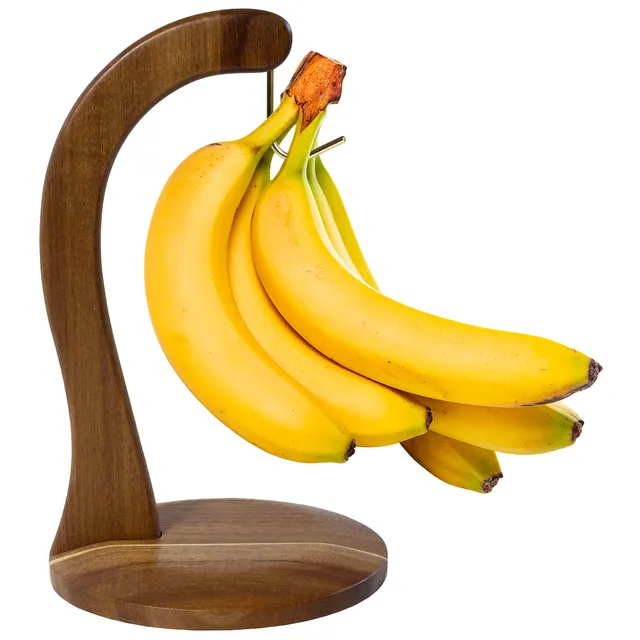 totally-bamboo-rock-branch-acacia-wood-banana-holder image 1