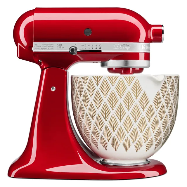 kitchenaid-5-quart-gold-conifer-ceramic-bowl-for-stand-mixer image 1