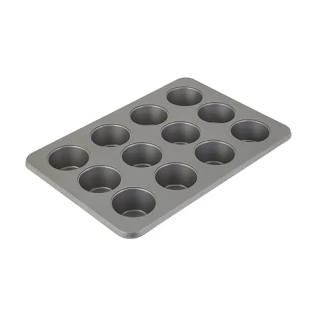 kitchenaid-12-cup-nonstick-aluminized-steel-muffin-pan-contour-silver image 1