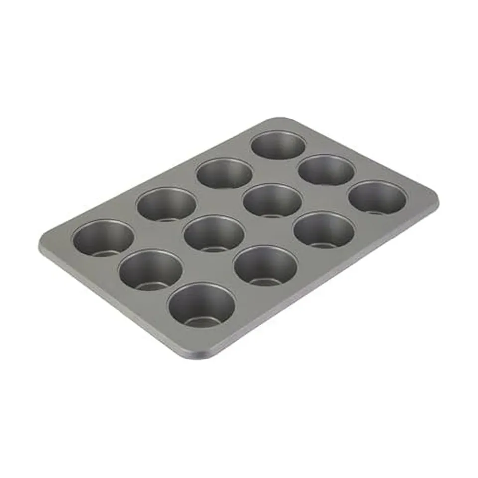 kitchenaid-12-cup-nonstick-aluminized-steel-muffin-pan-contour-silver image 1