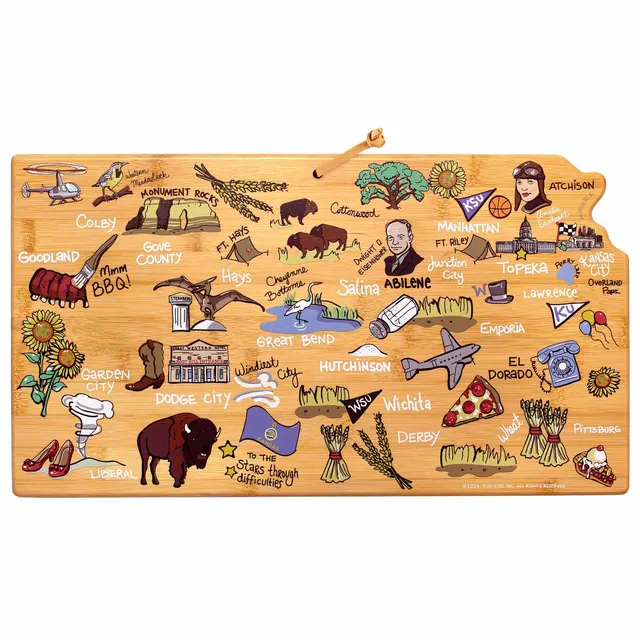 totally-bamboo-kansas-cutting-board-with-artwork-by-fish-kiss image 1