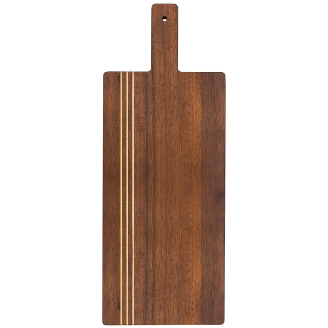 rock-branch-acacia-wood-pinstripe-paddle-board-charcuterie-serving-board image 1