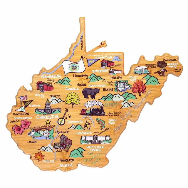 totally-bamboo-west-virginia-cutting-board-with-artwork-by-fish-kiss image 1