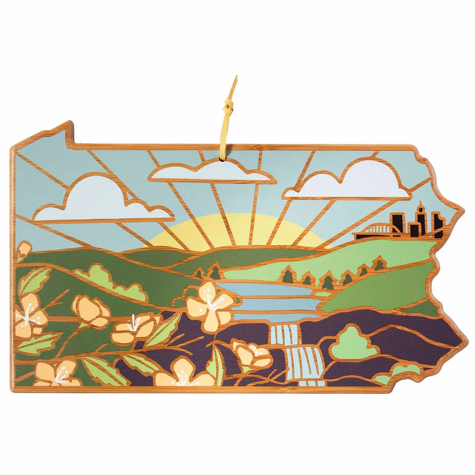 totally-bamboo-pennsylvania-cutting-board-with-artwork-by-summer-stokes image 1