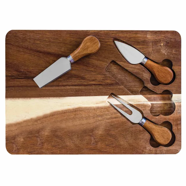 totally-bamboo-tb-home-acacia-wood-charcuterie-board-with-built-in-cheese-tools image 1
