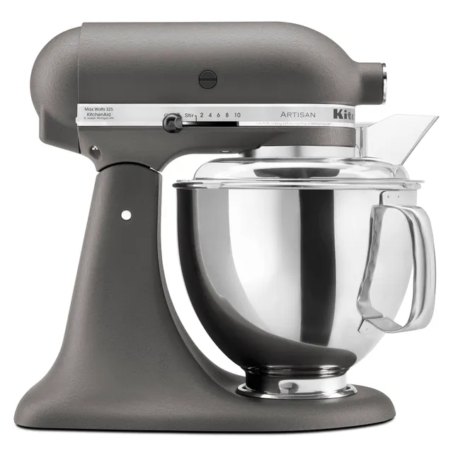 kitchenaid-artisan-series-5-quart-tilt-head-stand-mixer-ksm150ps-imperial-grey image 1