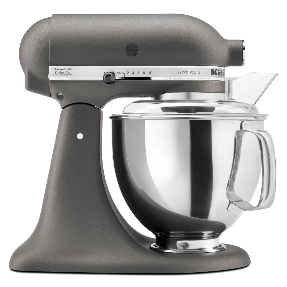 kitchenaid-artisan-series-5-quart-tilt-head-stand-mixer-ksm150ps-imperial-grey image 1