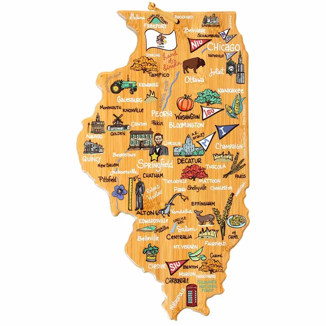 totally-bamboo-illinois-cutting-board-with-artwork-by-fish-kiss image 1