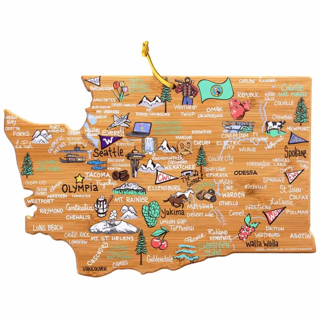totally-bamboo-washington-cutting-board-with-artwork-by-fish-kiss-state-shaped-b image 1