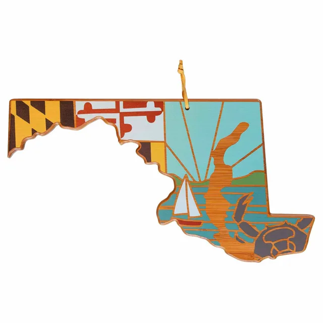 totally-bamboo-maryland-cutting-board-with-artwork-by-summer-stokes image 1
