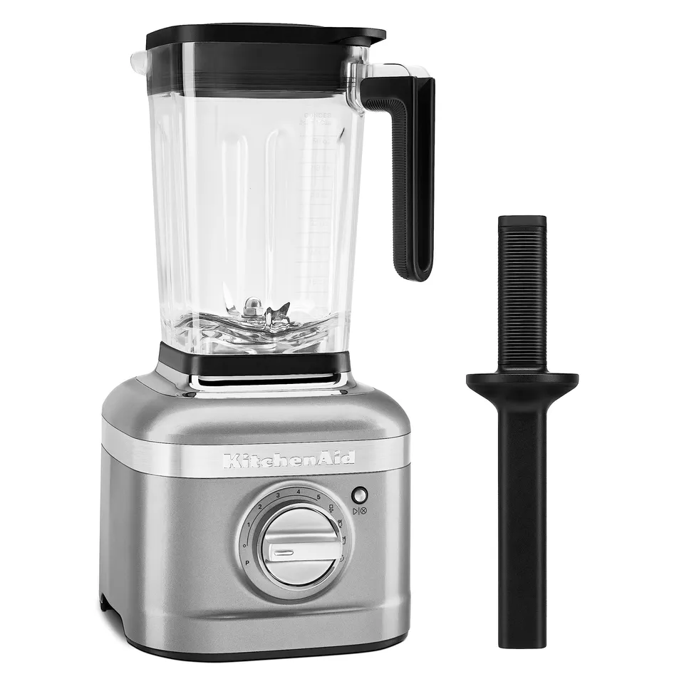 kitchenaid-k400-variable-speed-blender-with-tamper-ksb4028-contour-silver image 1
