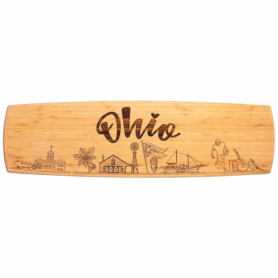 totally-bamboo-ohio-engraved-xl-charcuterie-board-30-x-8-1-2 image 1
