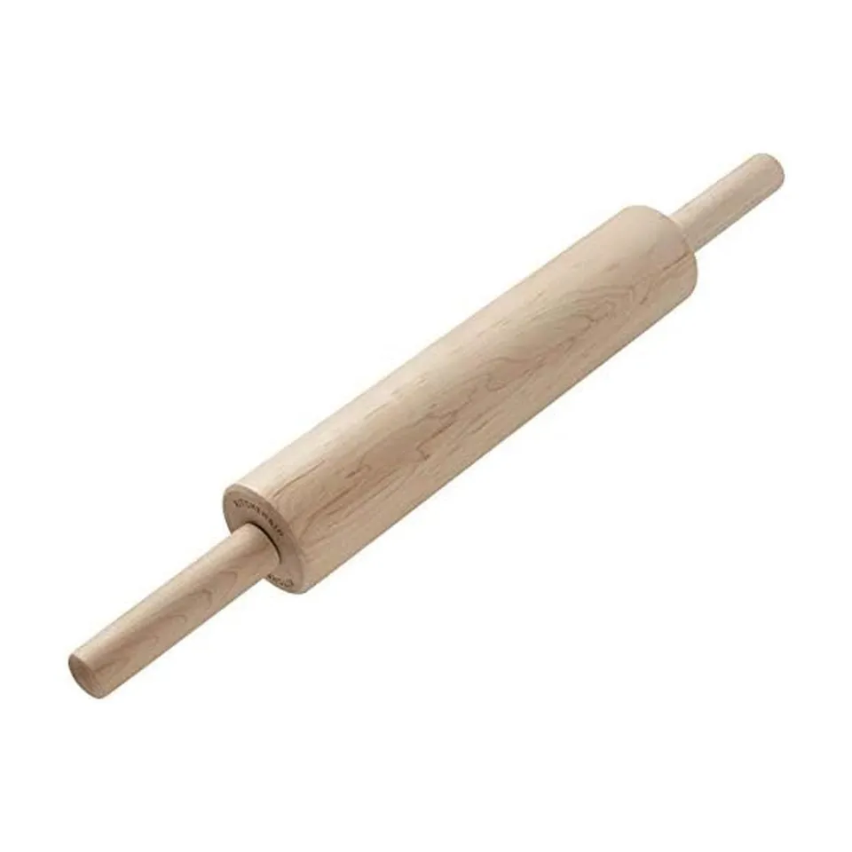 kitchenaid-gourmet-maple-wood-handled-rolling-pin-22-inch image 1
