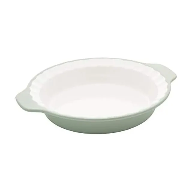 kitchenaid-vitrified-stoneware-pie-plate-9-inch-pistachio image 1