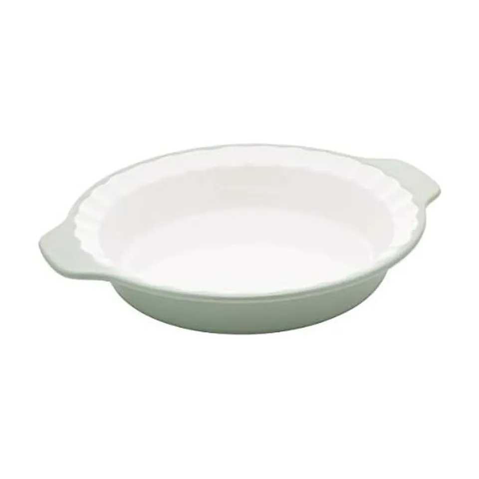 kitchenaid-vitrified-stoneware-pie-plate-9-inch-pistachio image 1