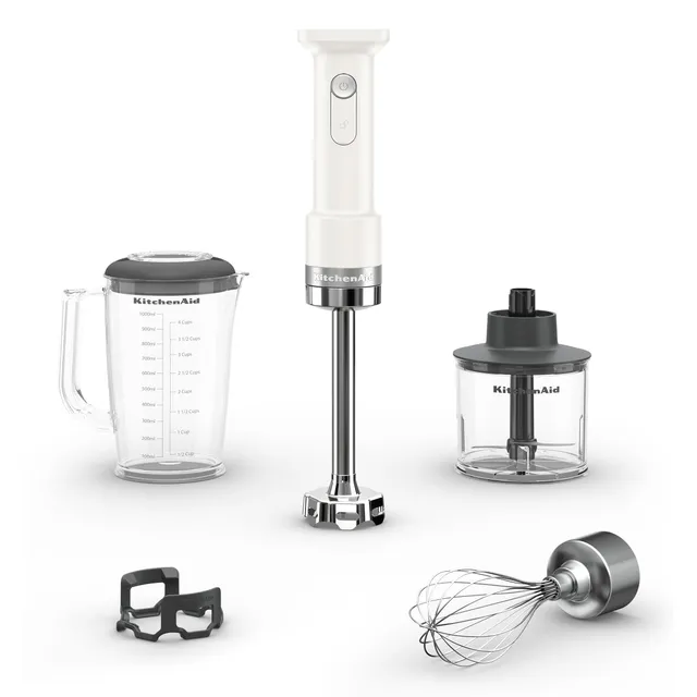 kitchenaid-go-cordless-hand-blender-with-attachments-khbrv05-porcelain-white-bat image 1