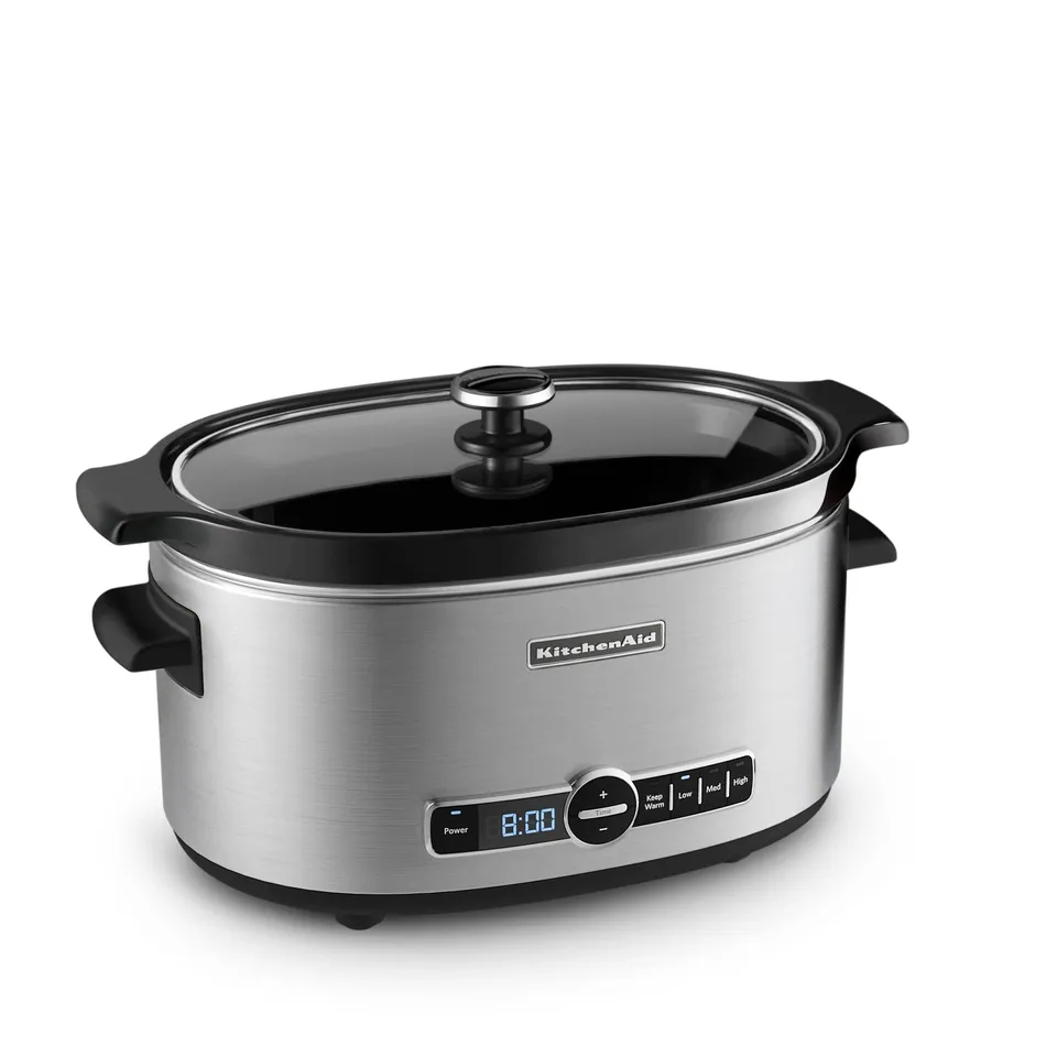 kitchenaid-6-quart-slow-cooker-with-solid-glass-lid-ksc6223 image 1