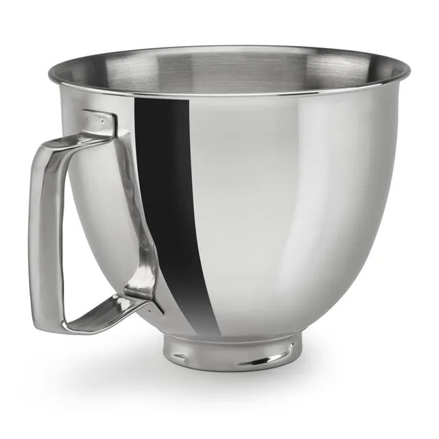 kitchenaid-3-5-quart-polished-stainless-steel-mixing-bowl-with-handle-ksm35ssfp- image 1