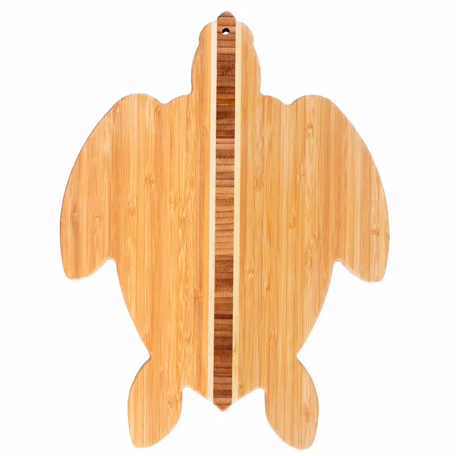 totally-bamboo-sea-turtle-shaped-cutting-board-14-7-8-x-11 image 1