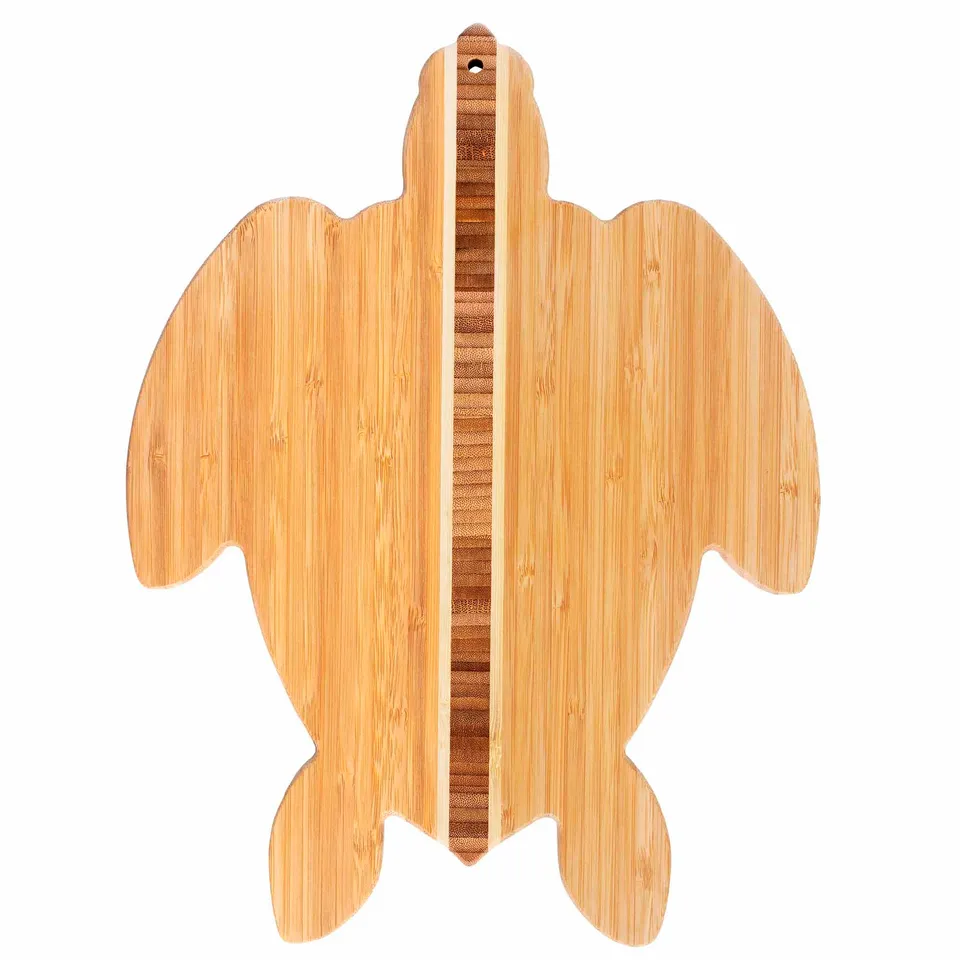 totally-bamboo-sea-turtle-shaped-cutting-board-14-7-8-x-11 image 1