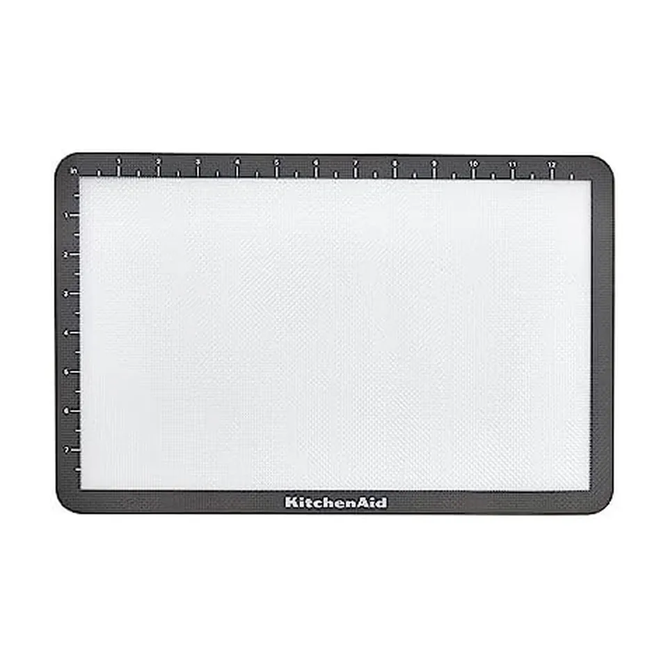 kitchenaid-silicone-medium-baking-mat-9x14-inch-gray-nonstick-heat-resistant-to- image 1