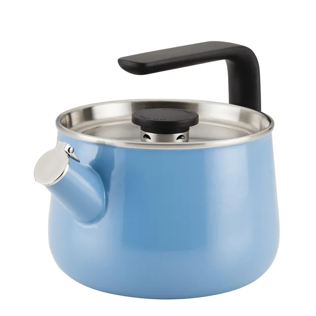 kitchenaid-enamel-on-steel-stovetop-whistling-teakettle-induction-ready-2-quart- image 1