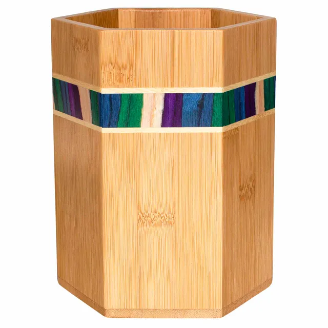 totally-bamboo-baltique-mumbai-collection-kitchen-utensil-holder-peacock-inspire image 1