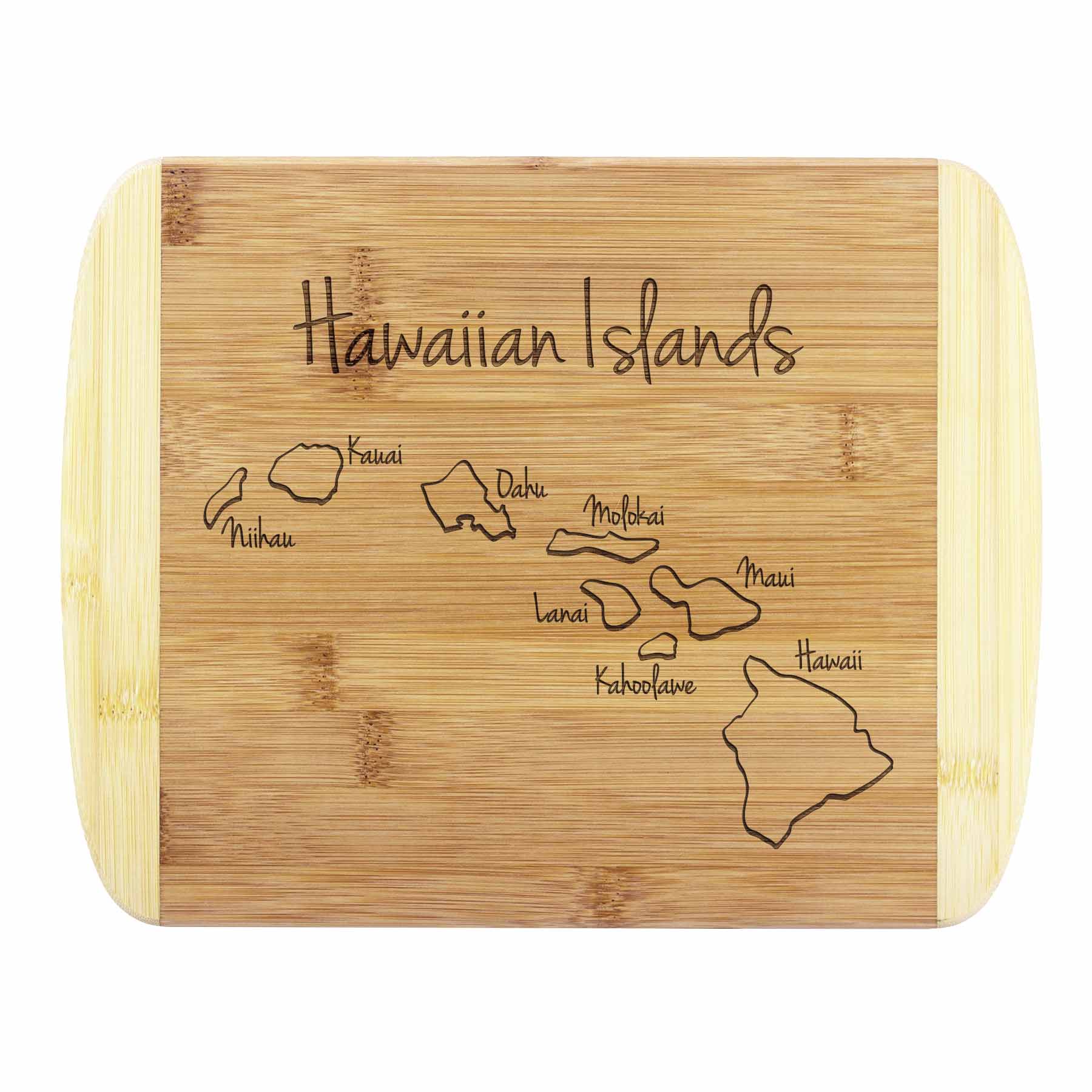totally-bamboo-hawaiian-islands-engraved-cutting-board-11-x-8-3-4 image 1