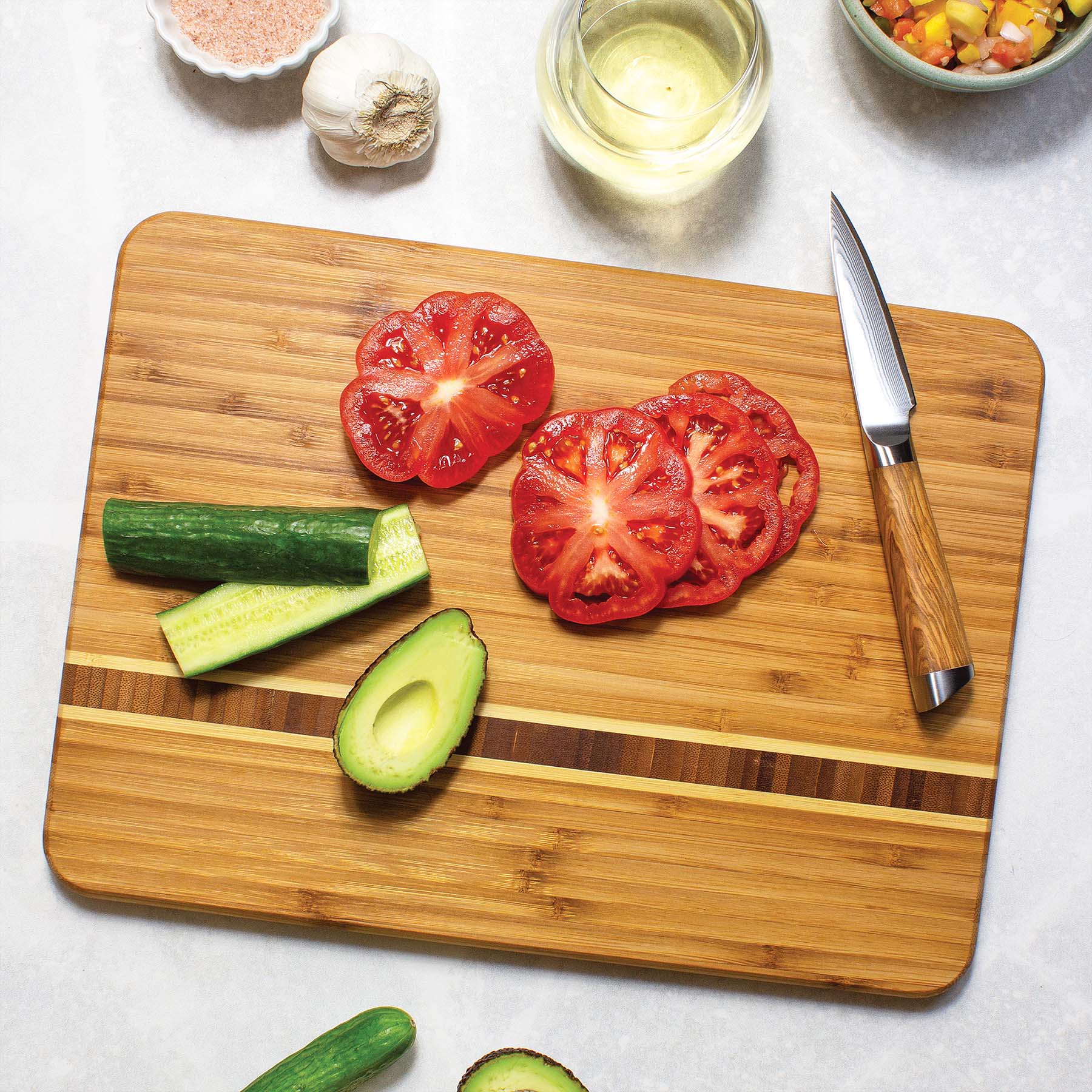 totally-bamboo-martinique-cutting-board-15-x-11-caribbean-collection image 2