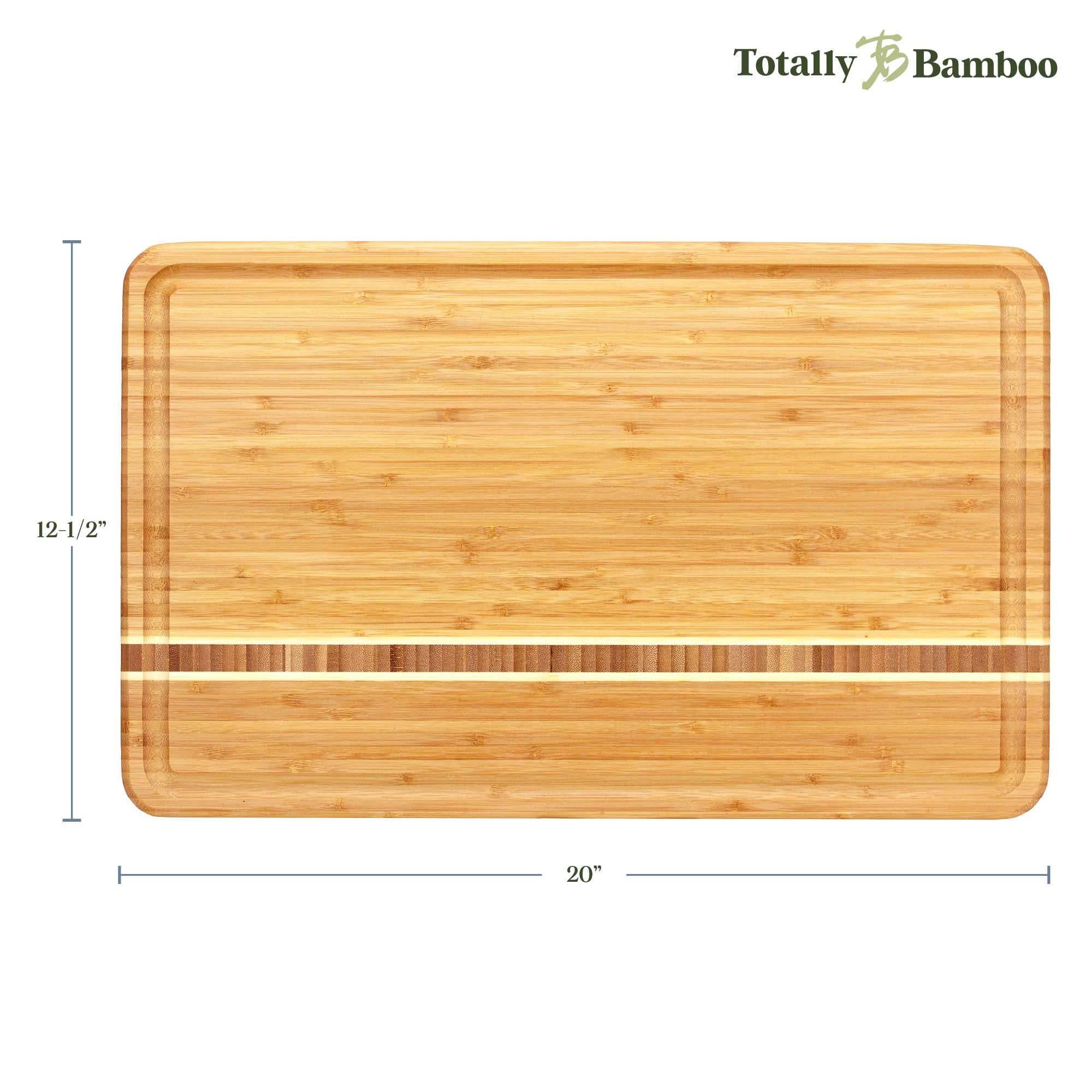 totally-bamboo-dominica-carving-board-from-caribbean-collection-20-x-12-5-with-j image 7
